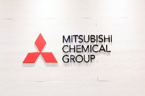 Mitsubishi Chemical Group signage and logos